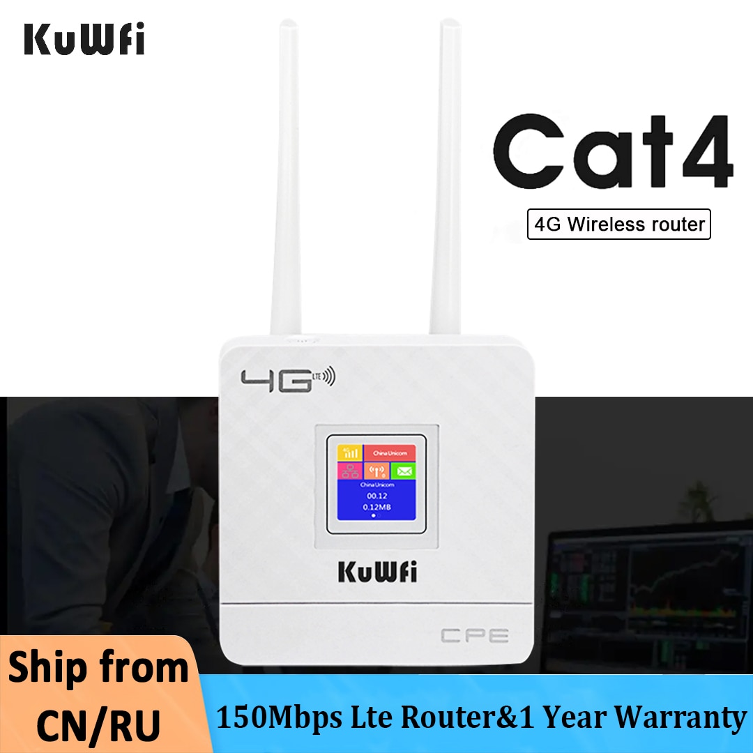 KuWfi 4G LTE  150Mbps Wires  ,   ܺ ׳  , Sim ī , RJ45 Ʈ, CPE903